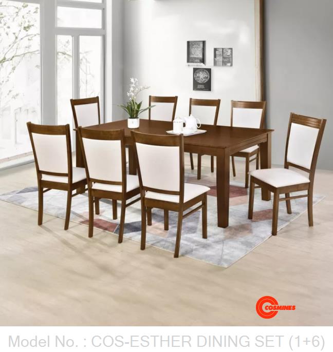 COS-ESTHER DINING SET (1+6)